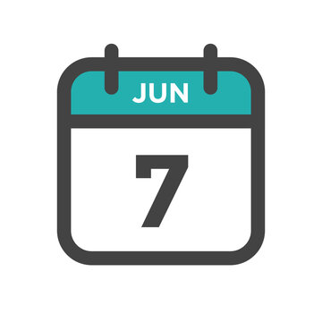 June 7 Calendar Day or Calender Date for Deadlines or Appointment