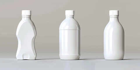 Pearl White Plastic Bottles: Sometimes used for some premium products, pearl white bottles can be recycled into new pearl white or darker-colored bottles.