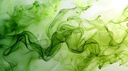 Abstract green Painting background, generative ai