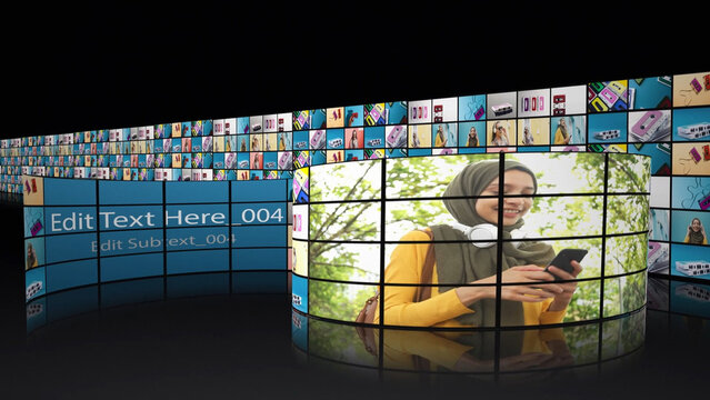 3D Cylinder Media Reveal