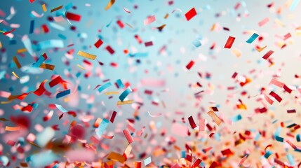 Success Celebration: Invitation Card with Confetti, Achievements, and Trustworthiness