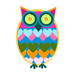 Owl mascot character vector of owl cartoon owls 