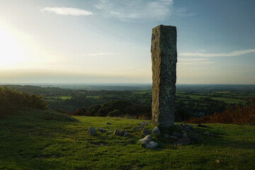 hiking in dartmoor, england
