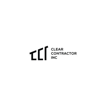 contractor logo, constraction logo, inc logo