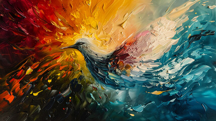 painting inspirational --no signatures, --ar 16:9 --stylize 250
