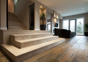 Staircase in a Modern House