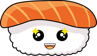 cute and kawaii little sushi