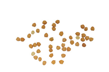 beans isolated on white background