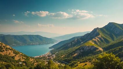 Beautiful mountains Saint Vlas Bulgaria destination