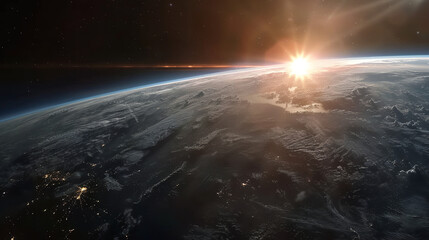 earth in space