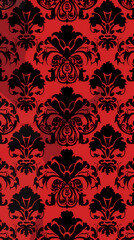 Damask pattern vector image