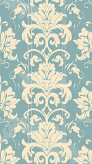 Obraz premium Damask pattern vector image