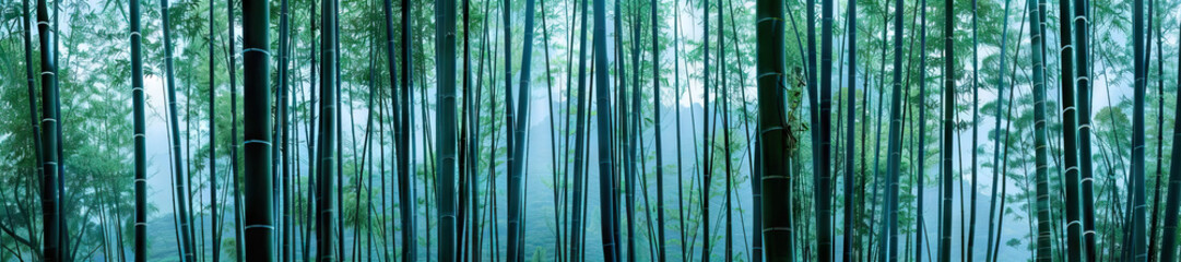 Bamboo Forest: A tranquil bamboo forest scene with tall bamboo stalks rustling in the breeze, creating a soothing, rhythmic sound.