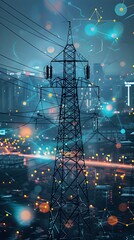 Futuristic Blockchain Powered Smart Energy Grid with Autonomous Transmission Towers
