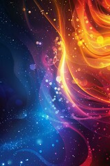 Fototapeta premium Fire and Ice: A Fantastic Spectacle of Nature