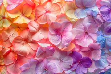 Fototapeta premium Background Texture of Pink Purple Flower Petals