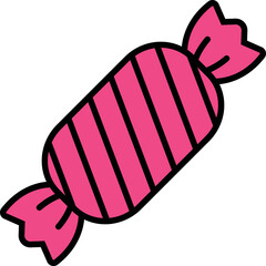 Sweet candy icon. Food signs and symbols.