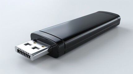 a USB drive containing malicious software, exposing the digital threats lurking within.