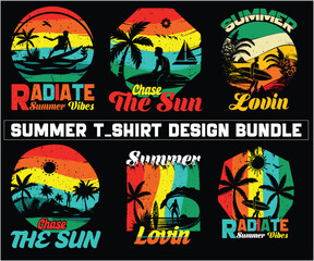 Summer t-shirt design, summer camp t shirt designs, Beach Vibes T-Shirt Designs, Summer Sunset Tee Designs,Sand and Sun Shirt Designs,
