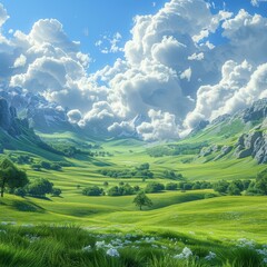 Fototapeta premium A Valley of Serenity