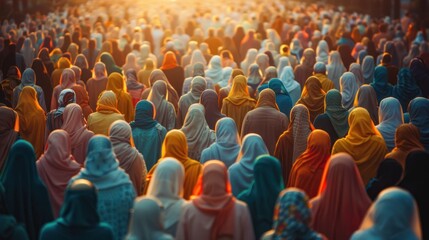 A major Muslim festival marking the end of Ramadan. It includes prayers and celebrations with family and community.