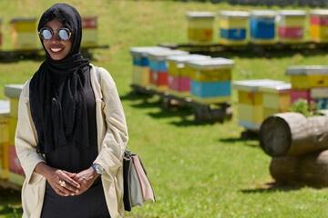 A Journey Through Nature's Beehives with an African American Muslim Woman