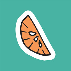 strawberry. a pineapple. coconut. cherry. cherry. fruits. sweet. ripe. cute sticker. food. vector. sticker. doodle drawing. retro palette. with a white outline.