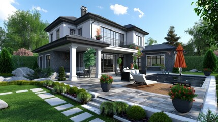 Modern Luxury House with Swimming Pool