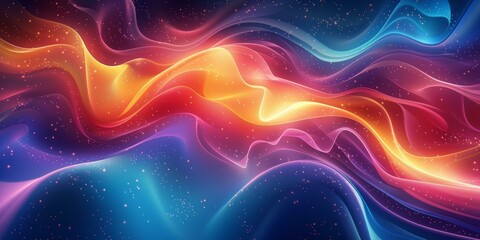 Fototapeta premium Colorful Nebula in Space