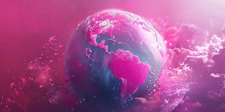 Global health pink importance of address women healthcare access. World.