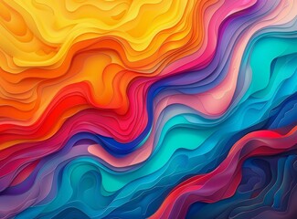 Colorful Abstract Waves