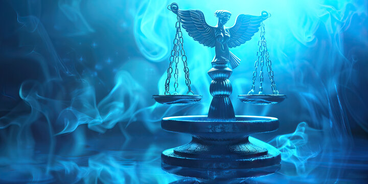 Medical ethics blue principals abstract visual Doctor.