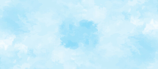 Blue sky with cloud .Beautiful blue sky with white clouds .bright cloud cover in the sun calm clear winter air background .gradient light white background.	