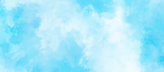 Blue sky with cloud .Beautiful blue sky with white clouds .bright cloud cover in the sun calm clear winter air background .gradient light white background.	