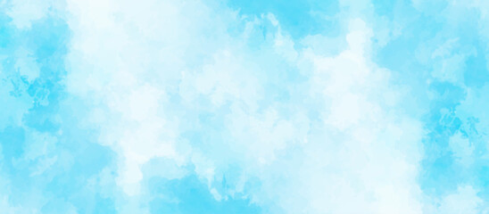 Blue sky with cloud .Beautiful blue sky with white clouds .bright cloud cover in the sun calm clear winter air background .gradient light white background.	