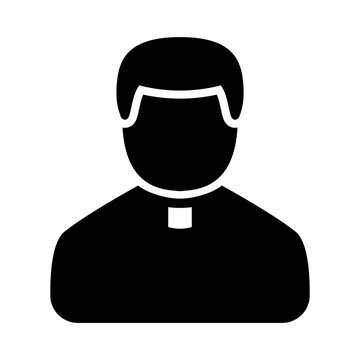 Priest Icon Vector Illustration