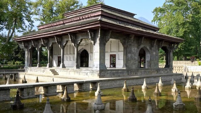 Shalimar Bagh Mughal Garden, Srinagar, Kashmir, India