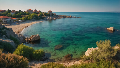 Fototapeta premium Beautiful Nessebar Bulgaria journey