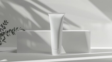 Cosmetic Tube Mockup for Skin Care Beauty Product