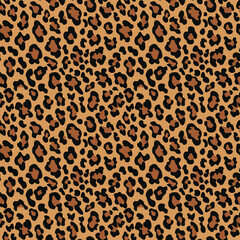 animal leopard vector background, modern print, cat texture, trendy pattern seamless