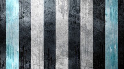 Sleek black and blue stripes on a silver background, reminiscent of brushed metal.