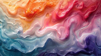 Vivid abstract liquid colors background