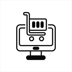 Computer vector icon