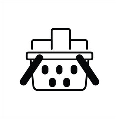 Basket vector icon
