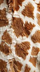 Seamless pattern giraffe patches