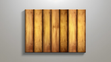 Wood Plank icon wood 3d