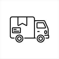 Truck vector icon