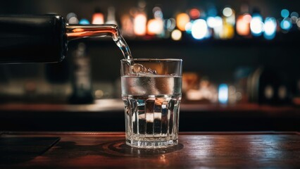 Refined Spirits Presentation on Polished Counter