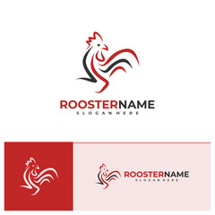 Rooster logo vector template, Creative Rooster head logo design concepts