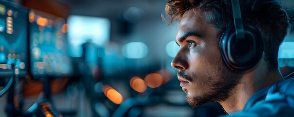 Coach Utilizing Technology to Analyze and Guide Athlete Performance in Training Session